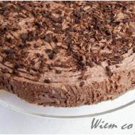 Tort czekoladowo - malinowy