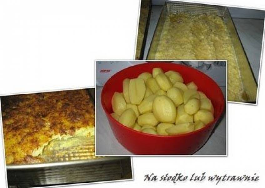 Przepis na Kartoflak, nagus, babka ziemniaczana Na słodko lub