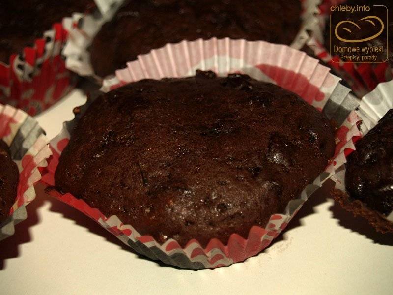 Muffiny kakaowe z buraczkami
