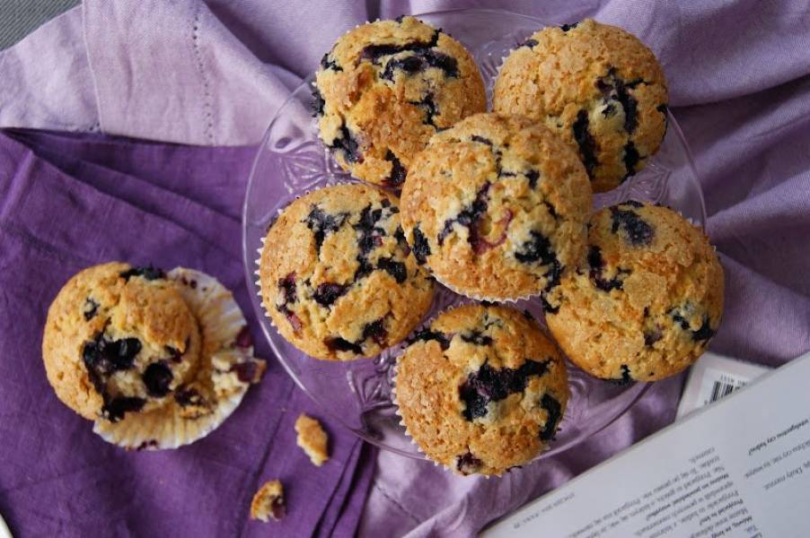 Muffinki z borówkami, malinami lub jagodami