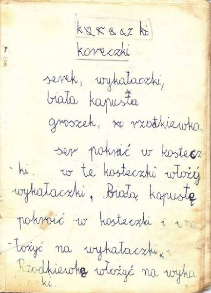 Mój pierwszy przepis;)