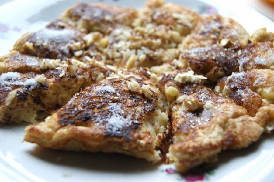 Pełnoziarnisty omlet Kaiserschmarren