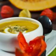 Kremowa zupa dyniowo-pomarańczowa