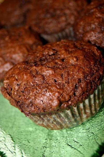 Muffinki czekoladowe z nutellą