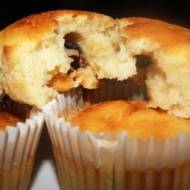 Muffiny z żurawiną i biała czekoladą