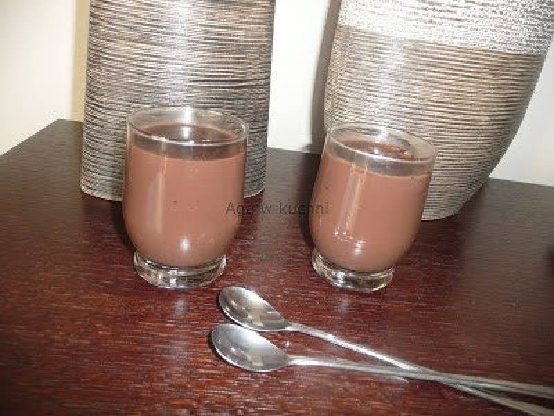 Czekoladowy pudding z mleka sojowego