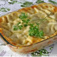 Lasagne z porem i dynią