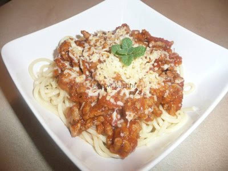 Spaghetti bolońskie