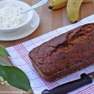 Chlebek bananowy z żurawiną i płatkami owsianymi