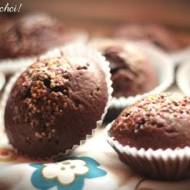 Mocno czekoladowe muffiny z masłem orzechowym!