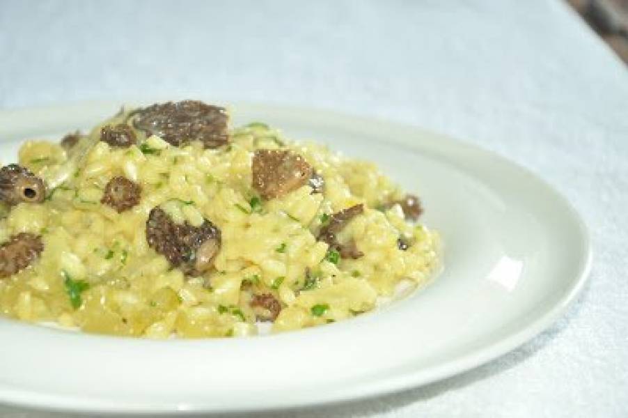 Risotto ze smardzami