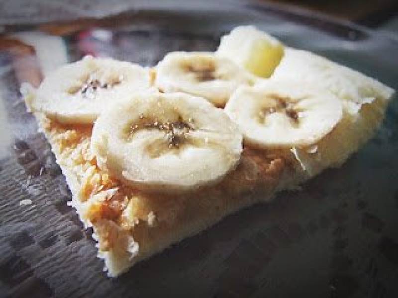 Tarta orzechowo-bananowa na francuskim cieście