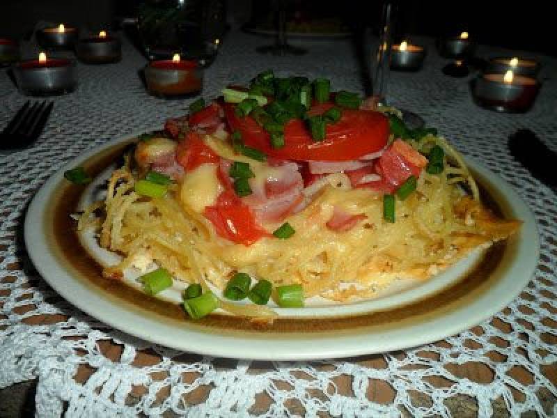 Makaronowe gniazdka, czyli wysoki współczynnik, trochę Włoch i szybki obiad.