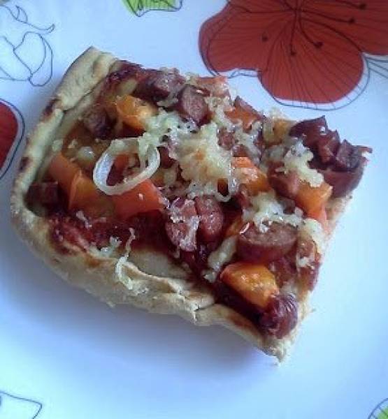 Dietetyczna pizza na żytnim spodzie