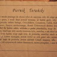 Toruńskie pierniki przepis oryginalny z Torunia