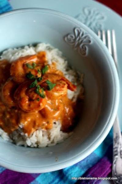 Krewetki tikka masala