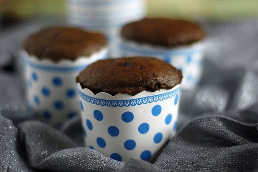 Muffiny marcepanowo-czekoladowe