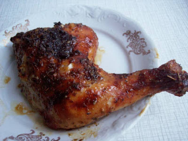 Kurczak w miodowo-imbirowej marynacie