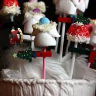 Marshmallows - aniołki, mikołajowe czapy i kawa