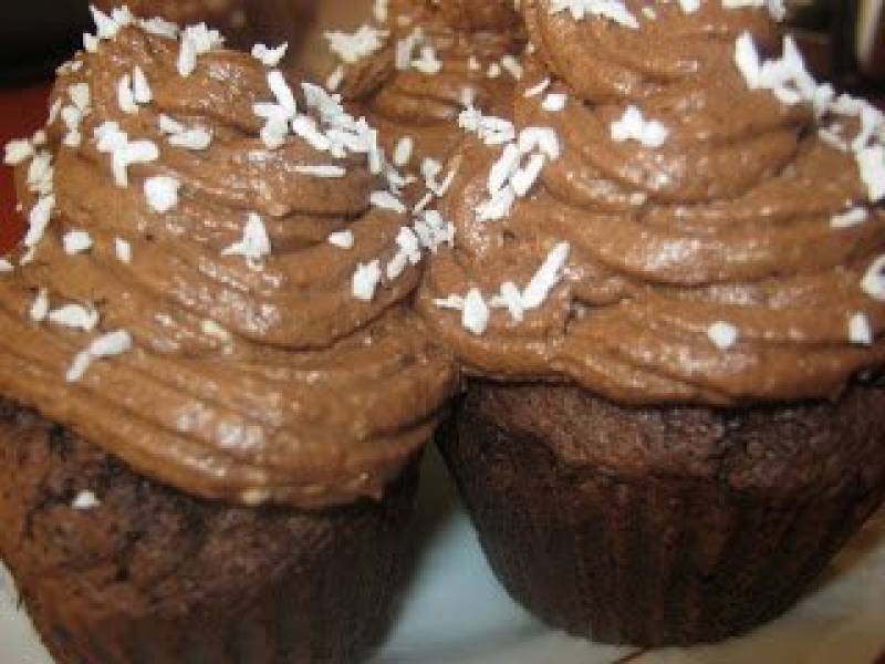 muffiny mocno czekoladowe i waniliowe