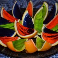 Galaretki w pomarańczach