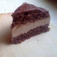 Ciasto czekoladowe (fasolowe) z kremem