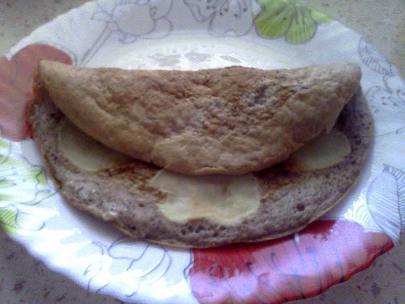 Omlet/naleśnik z jabłkiem