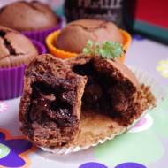 Muffiny czekoladowe z czokonadzieniem