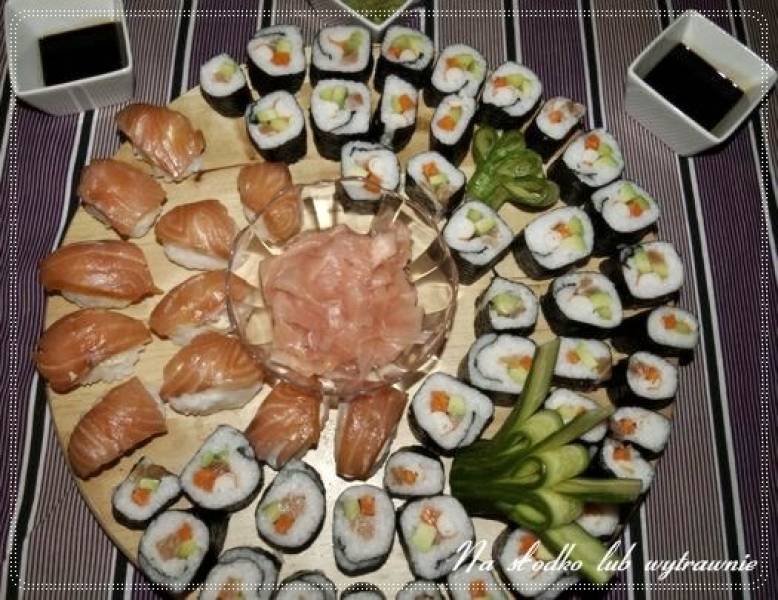 Sushi maki i nigiri