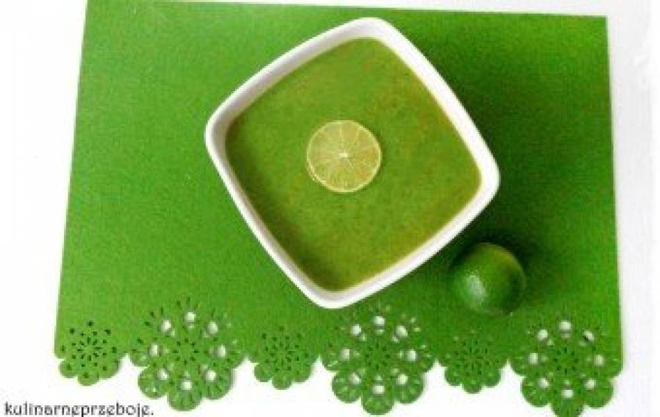 Zupa brokułowa (SZYBKA zupa krem z brokułów) z limonką