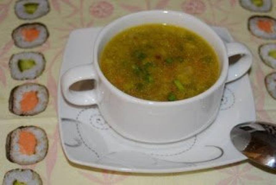C - Zupa z duszonych porów