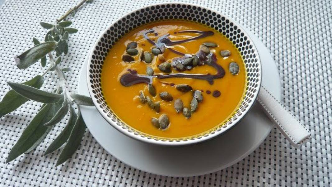 Zupa krem z dyni i  curry