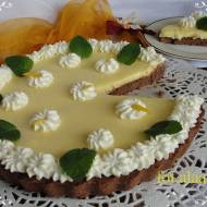 Tarta kakaowa z lemon curd