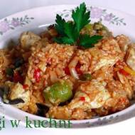 Jednogarnkowe danie z ryżu i kurczaka