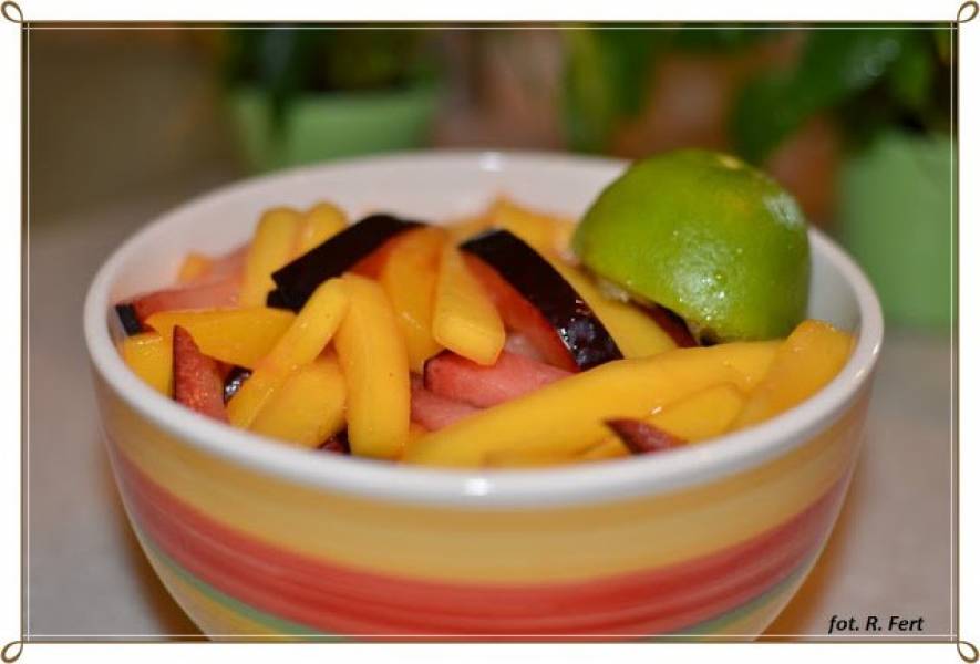 C - Mango w limonkowo-imbirowym sosie