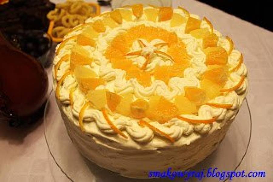 American Carrot & Orange Birthday Cake, czyli Tort pomarańczowo – marchewkowy w stylu amerykańskim