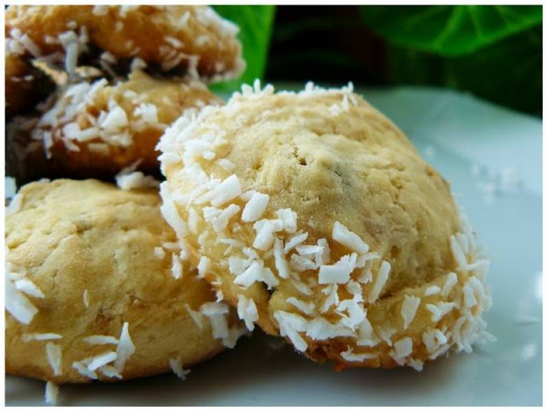 Kruche ciasteczka daktylowo – kokosowe