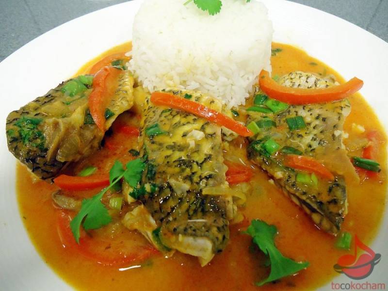Filet barramundi w sosie curry