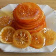 Kandyzowane Pomarańcze i Cytryny