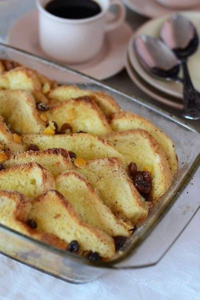 Zapiekanka chlebowa czyli bread and butter pudding