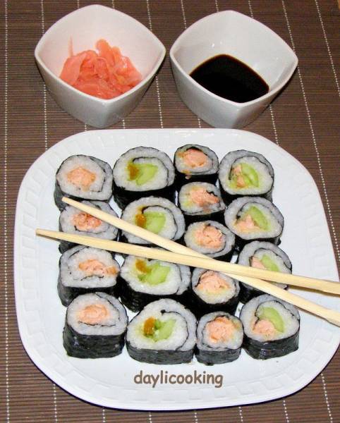 Sushi - moje pierwsze własnoręcznie zrobione