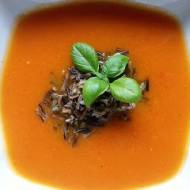 Zupa pomidorowo-paprykowa z dzikim ryżem