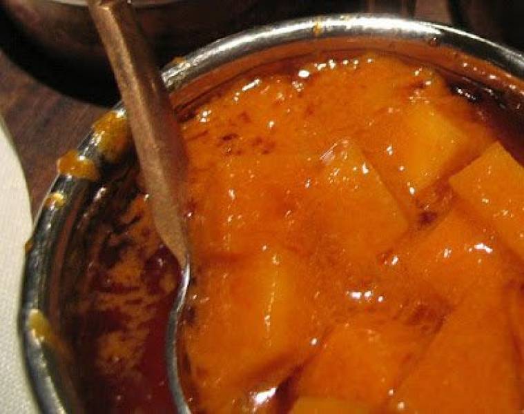 Ostry słodki dip z mango - Spicy Mango Chutney z serii przepisy Dinesh'a :)