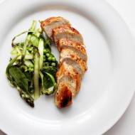 Szybki obiad - Kurczak i szparagowa sałatka