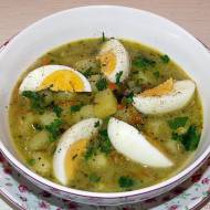 Zupa szczawiowa z jajkiem