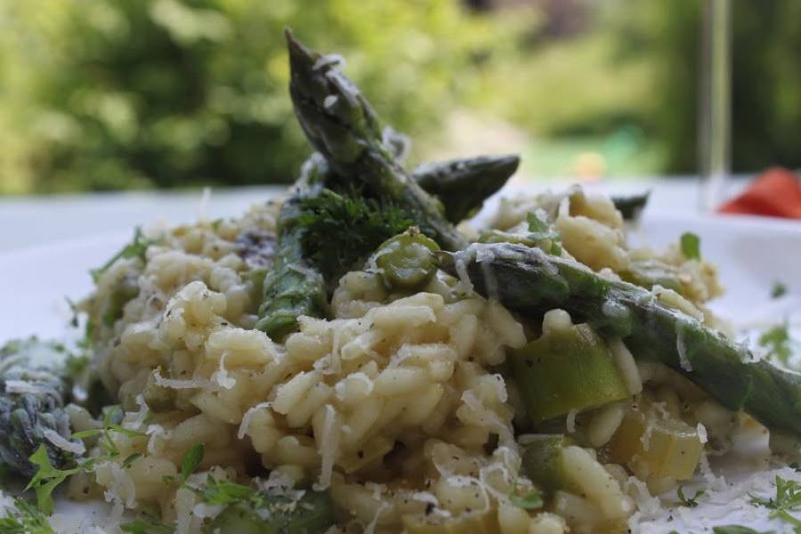 Risotto con asparagi