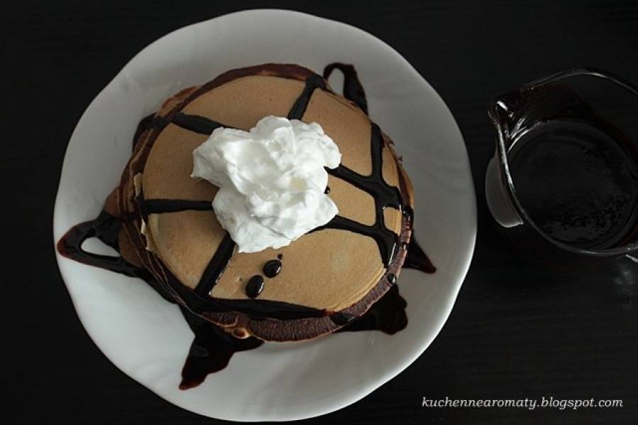 Pancakes cappuccino + syrop kawowy