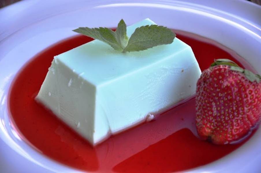 Miętowa panna cotta