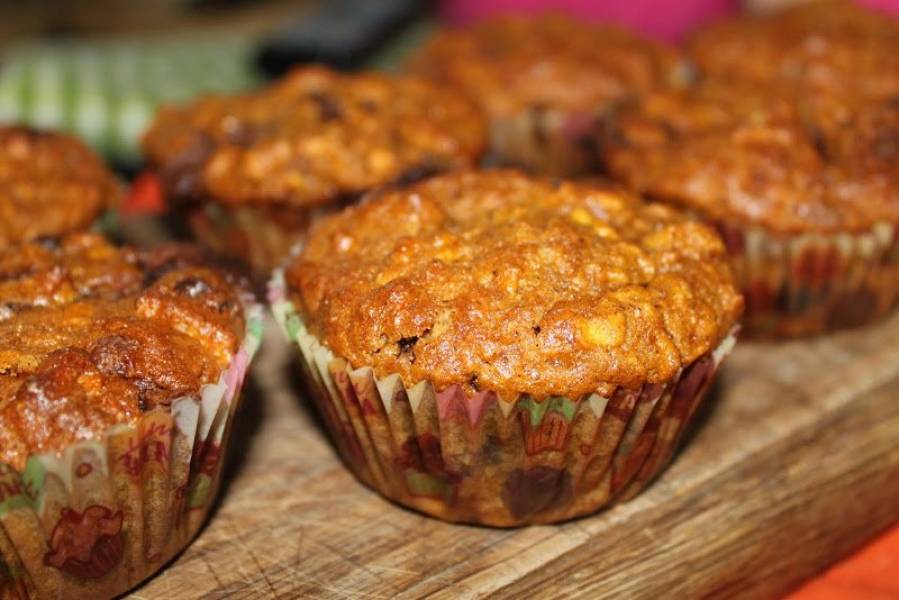 Muffinki marchewkowo-jabłkowe
