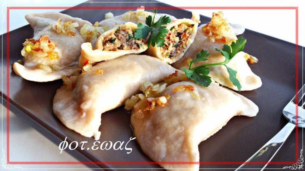 Pierogi mięsno-pieczarkowo-warzywne